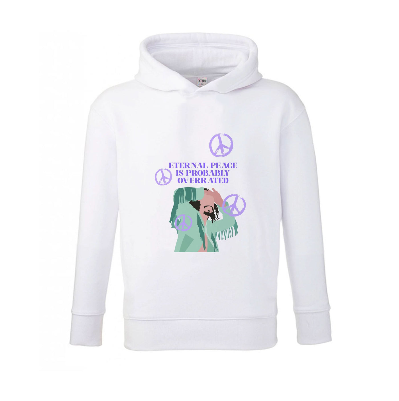 Eternal Peace Is Probably Overrated Kids Hoodie