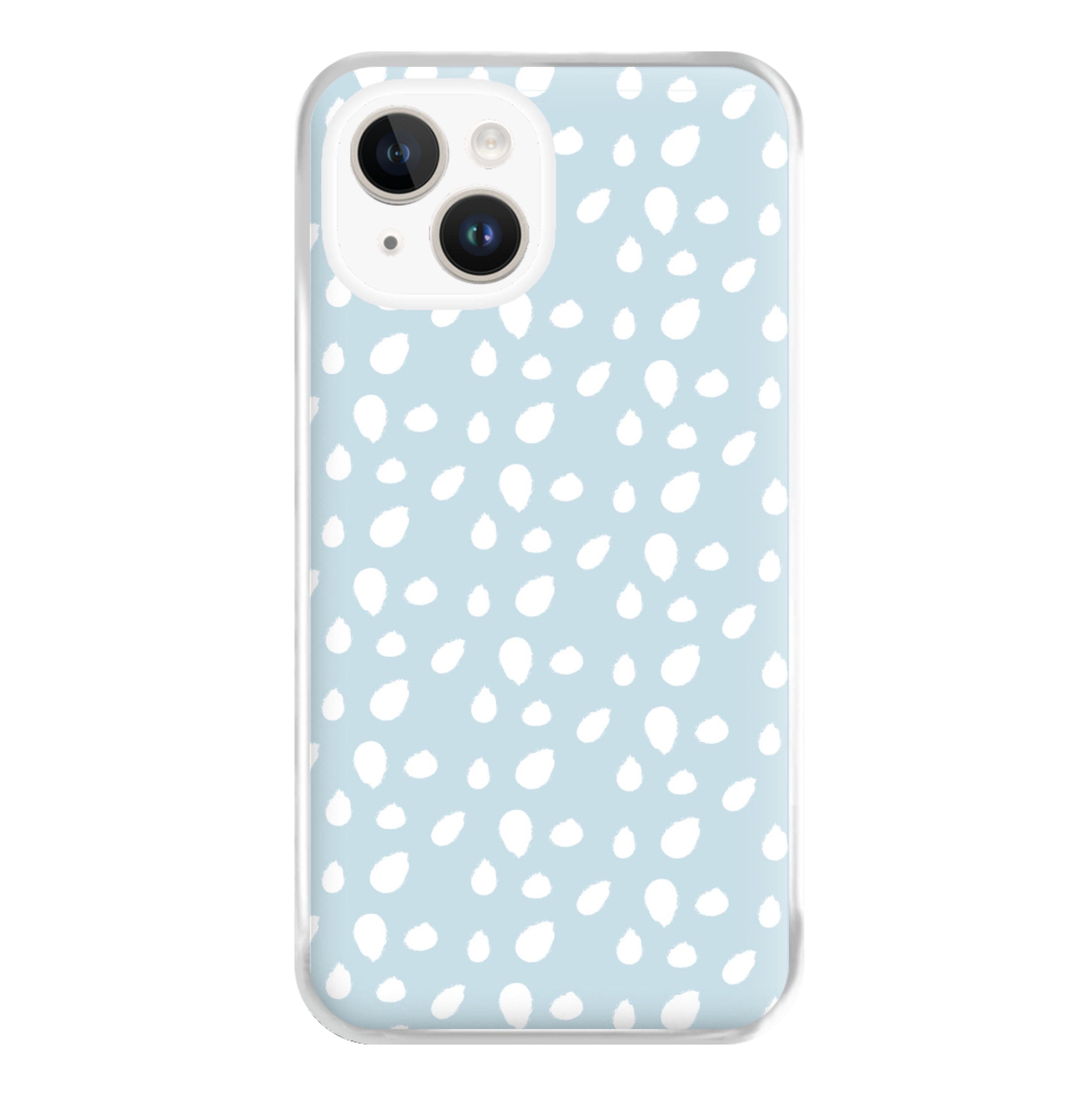 Pastel Blue Dots Phone Case