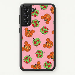 Pumpkin Mouse And Poison Apple Pattern Galaxy S21FE Case