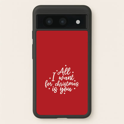 All I Want For Christmas Is You Stars Google Pixel 8a Case