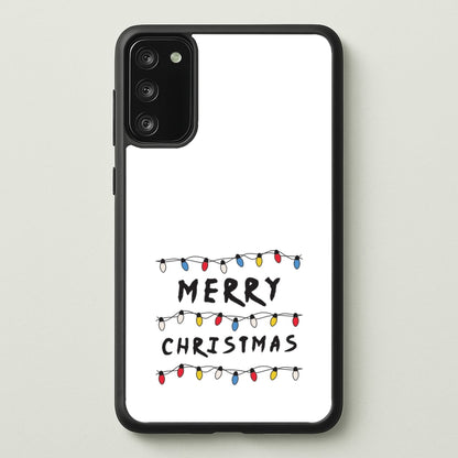 Merry Christmas String Lights Galaxy A41 Case