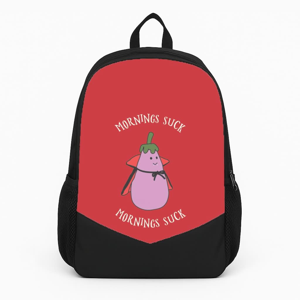 Mornings Suck Plush - Halloween Backpack