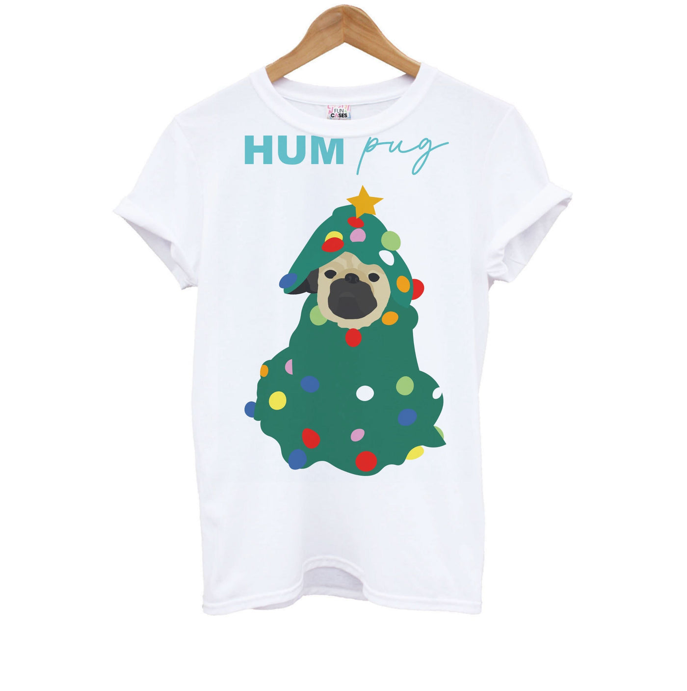 Bah Hum Pug Kids T-Shirt