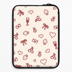Valentines Doodles Universal Laptop Sleeve