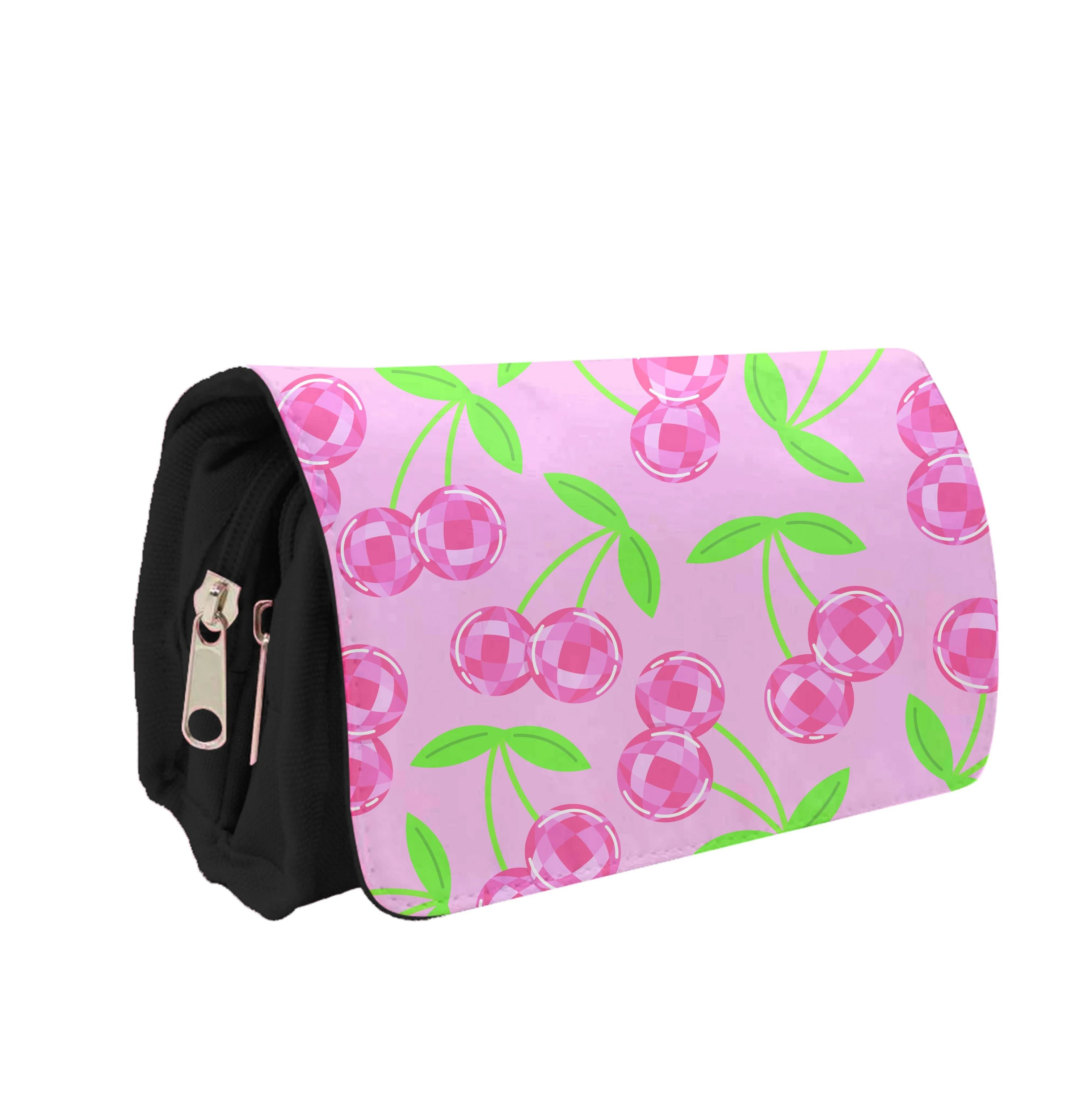 Disco Cherries Pattern Pencil Case