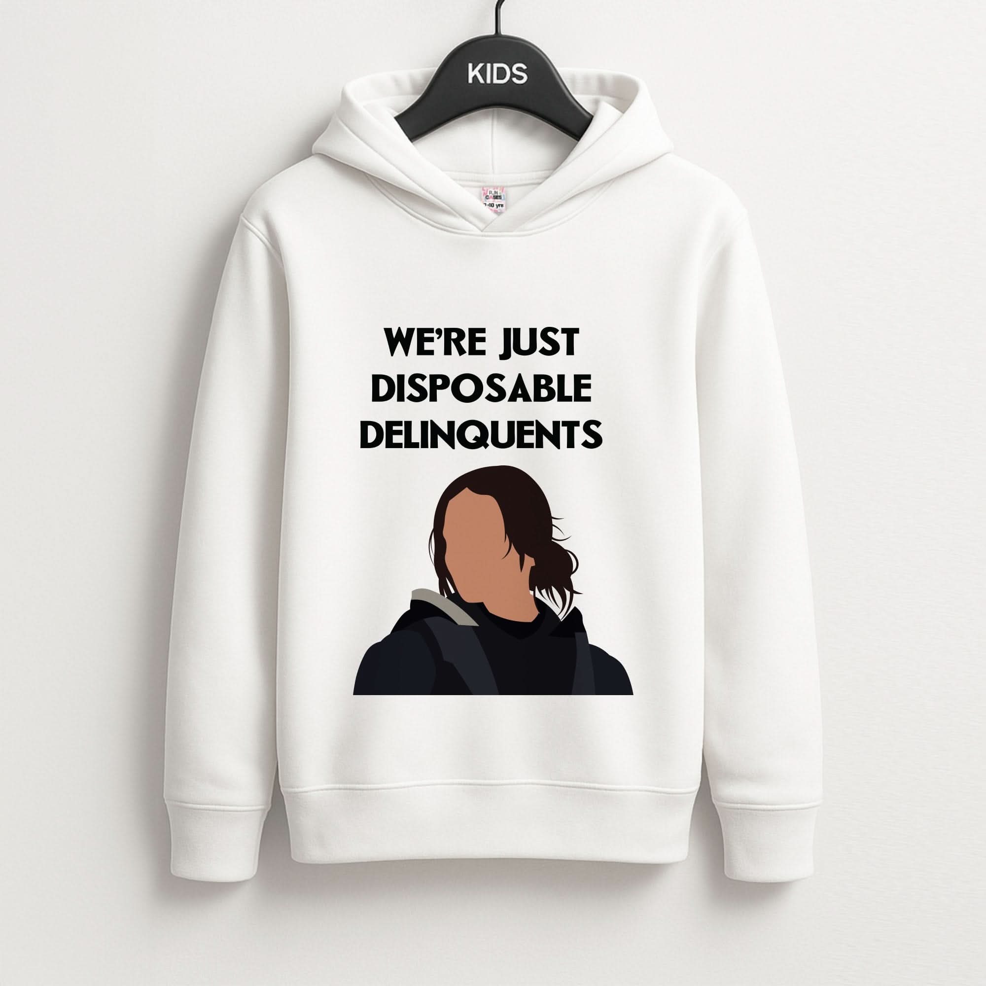 Disposable Delinquents Kids Hoodie