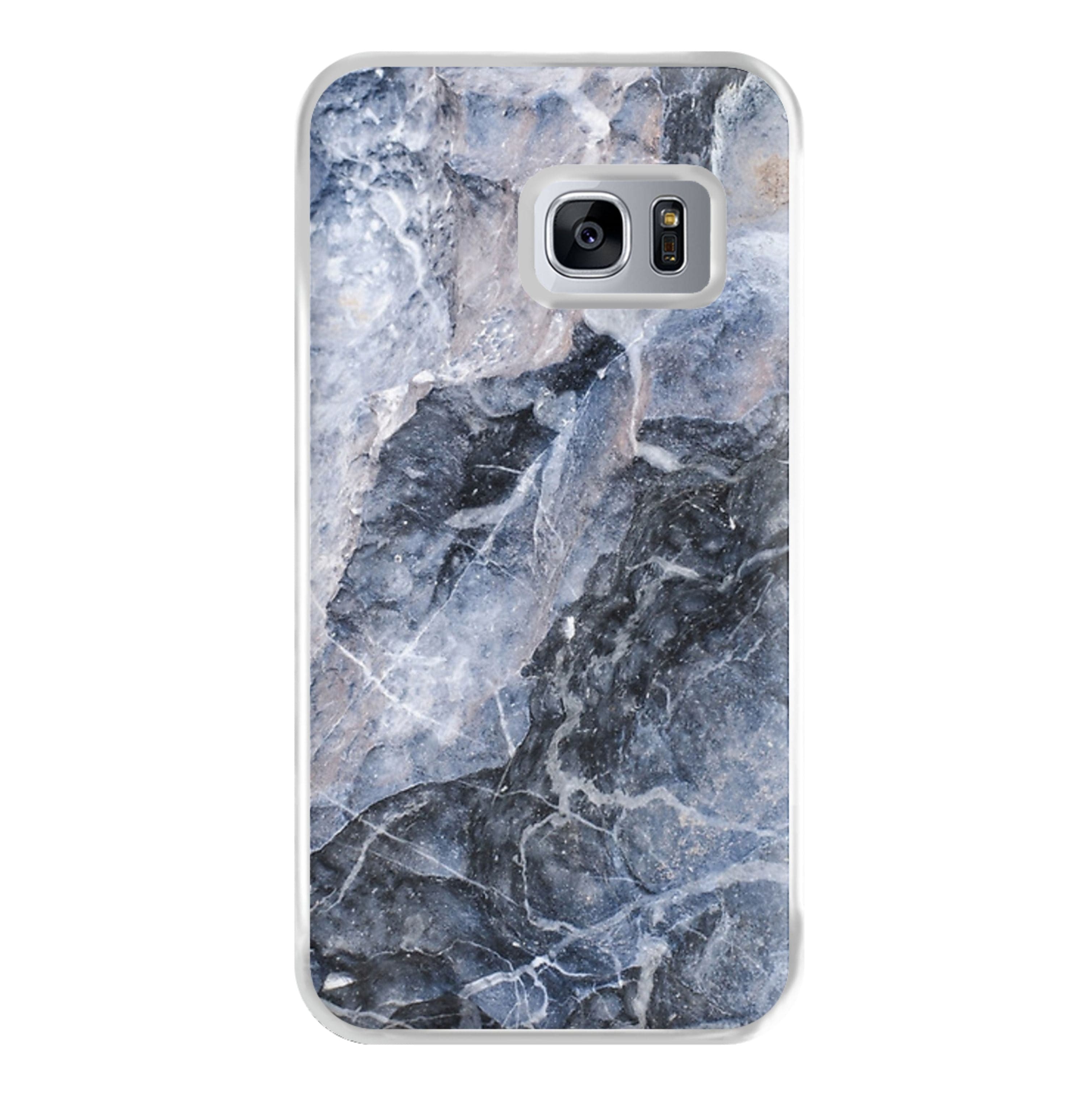 Grey and White Marble Phone Case