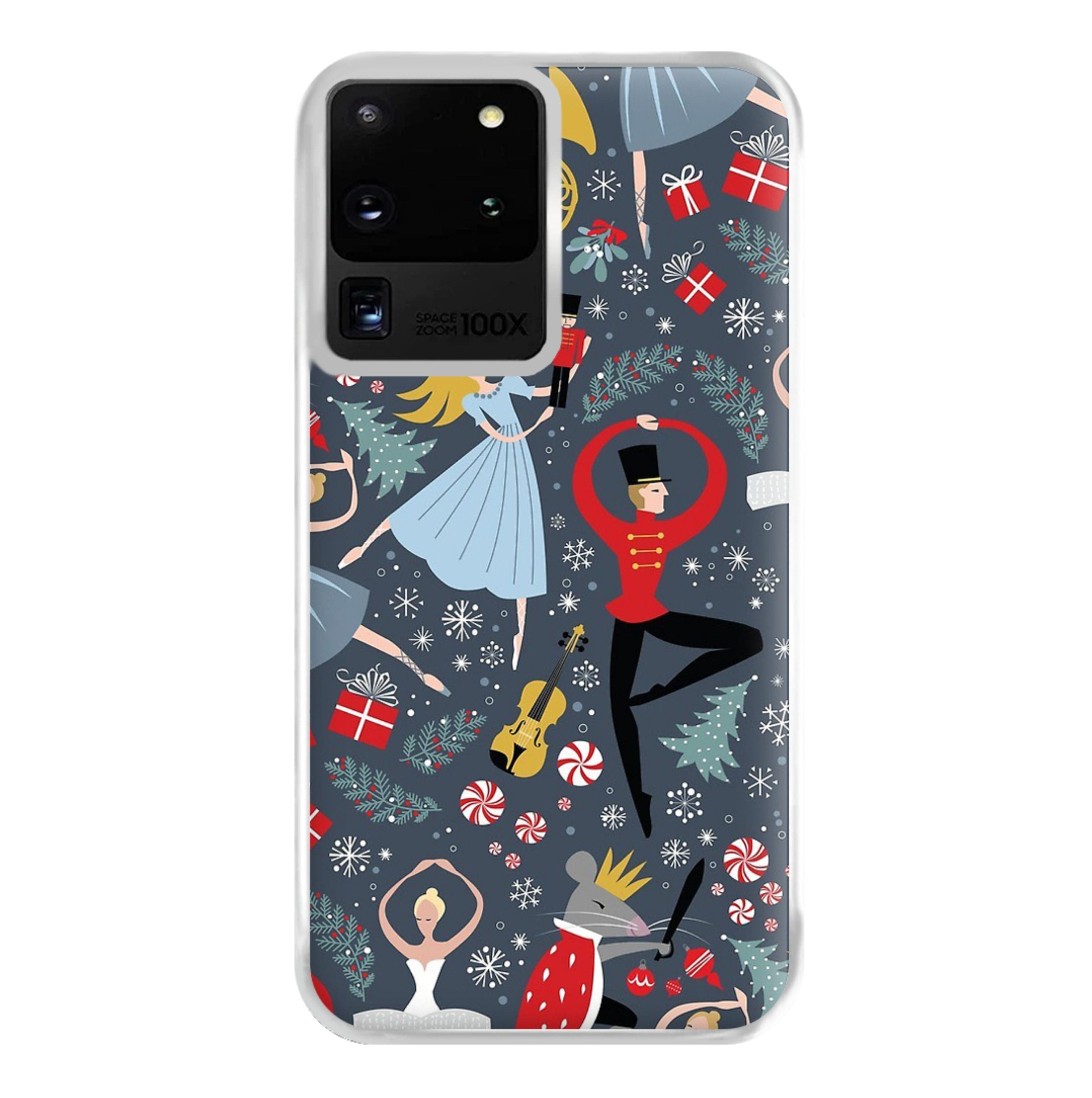 Nutcracker Ballet Pattern - Christmas Phone Case