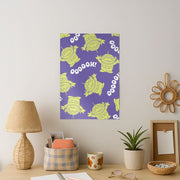 Toy Aliens Silhouette Pattern Poster 2
