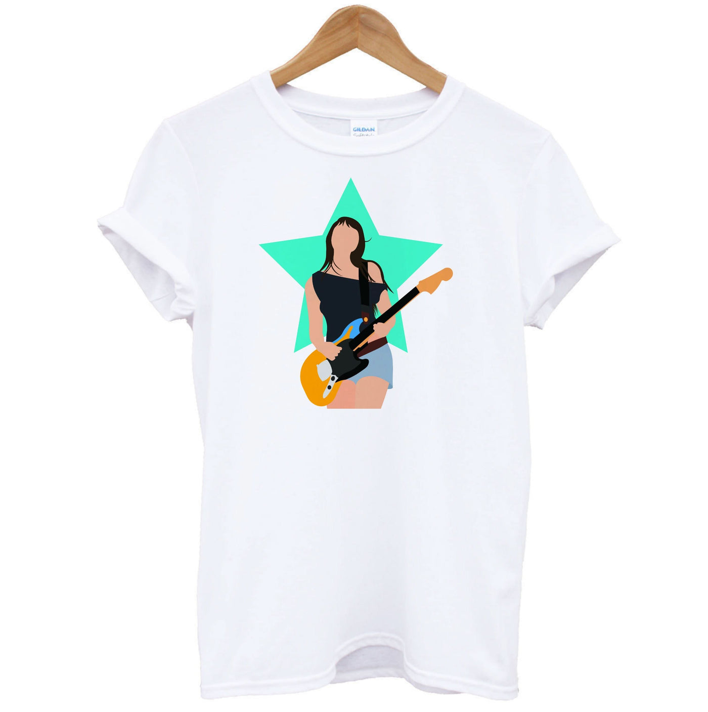 Orange Guitar T-Shirt