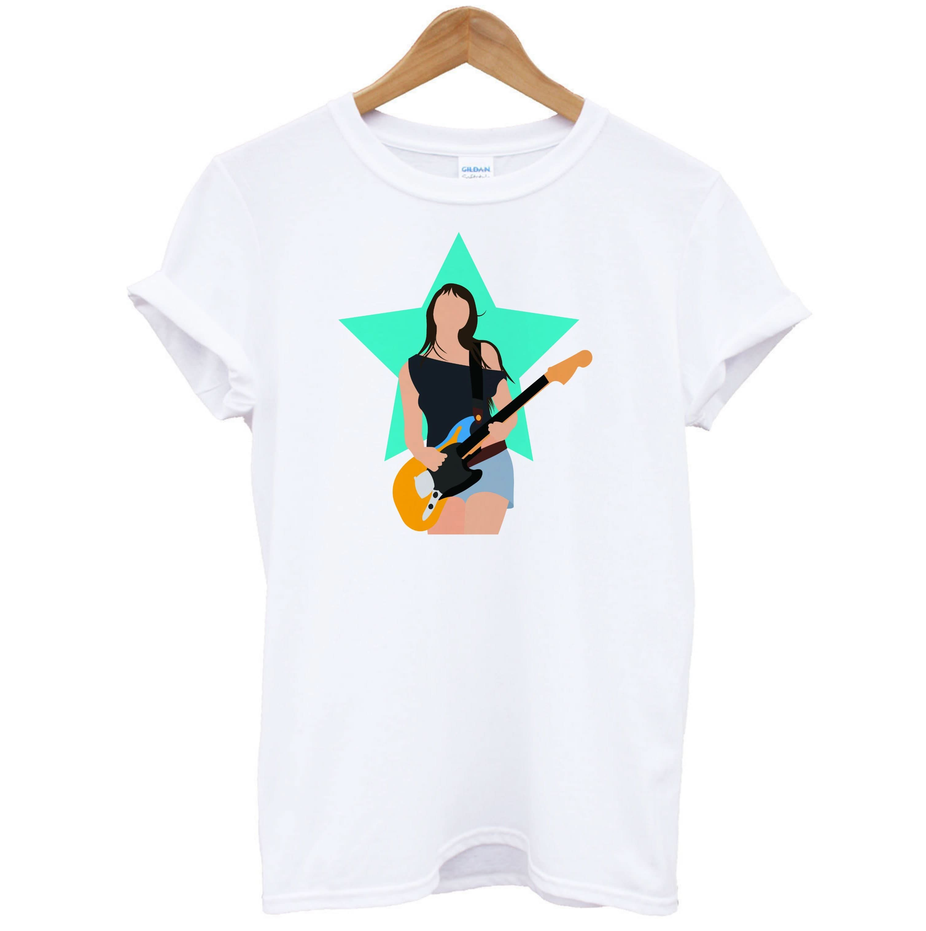 Orange Guitar T-Shirt