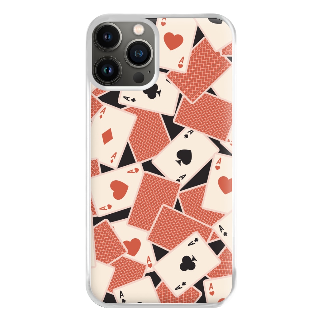 Playing Cards Collage Pattern iPhone 11 Pro Max Case
