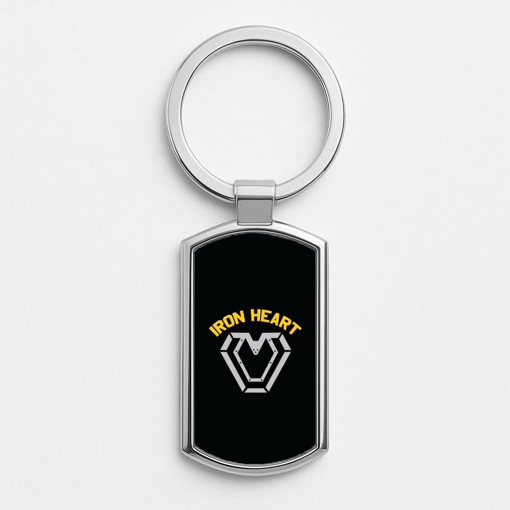 Metal Hero Heart Luxury Keyring