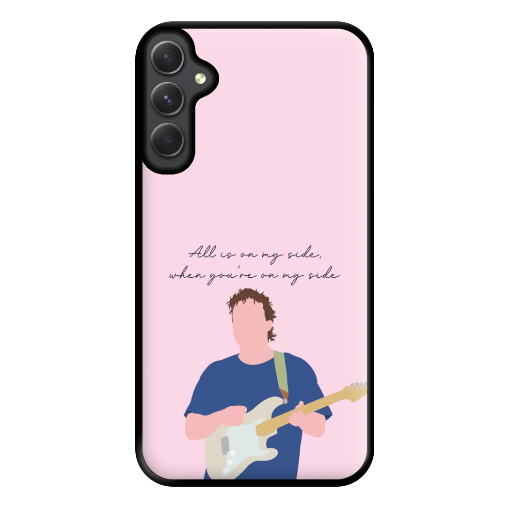 All Is On My Side Pink Galaxy A54 Case