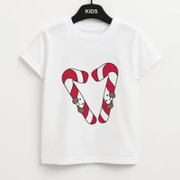 Christmas Candycane Plushies Kids T-Shirt