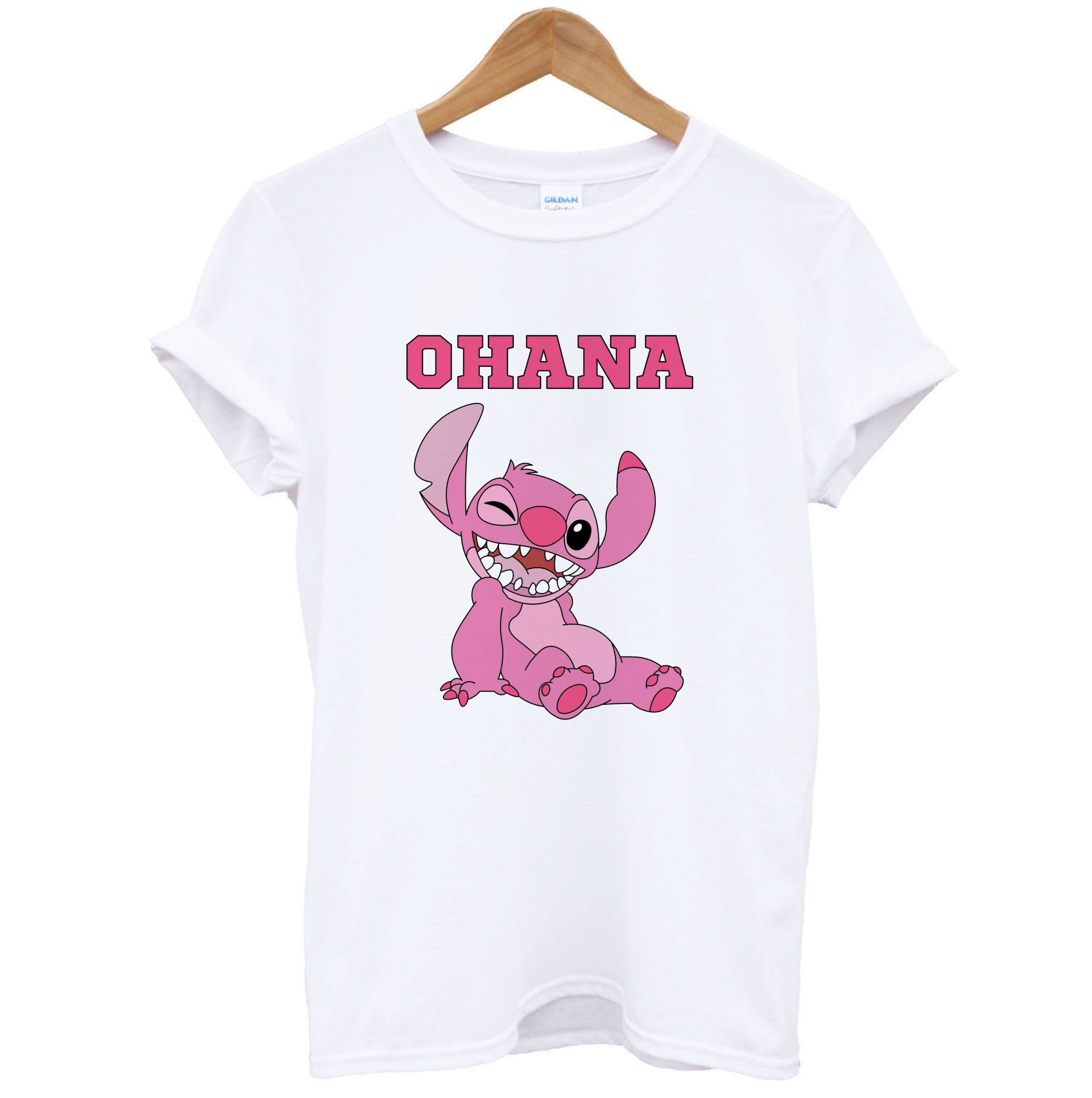 Pink Alien Ohana T-Shirt