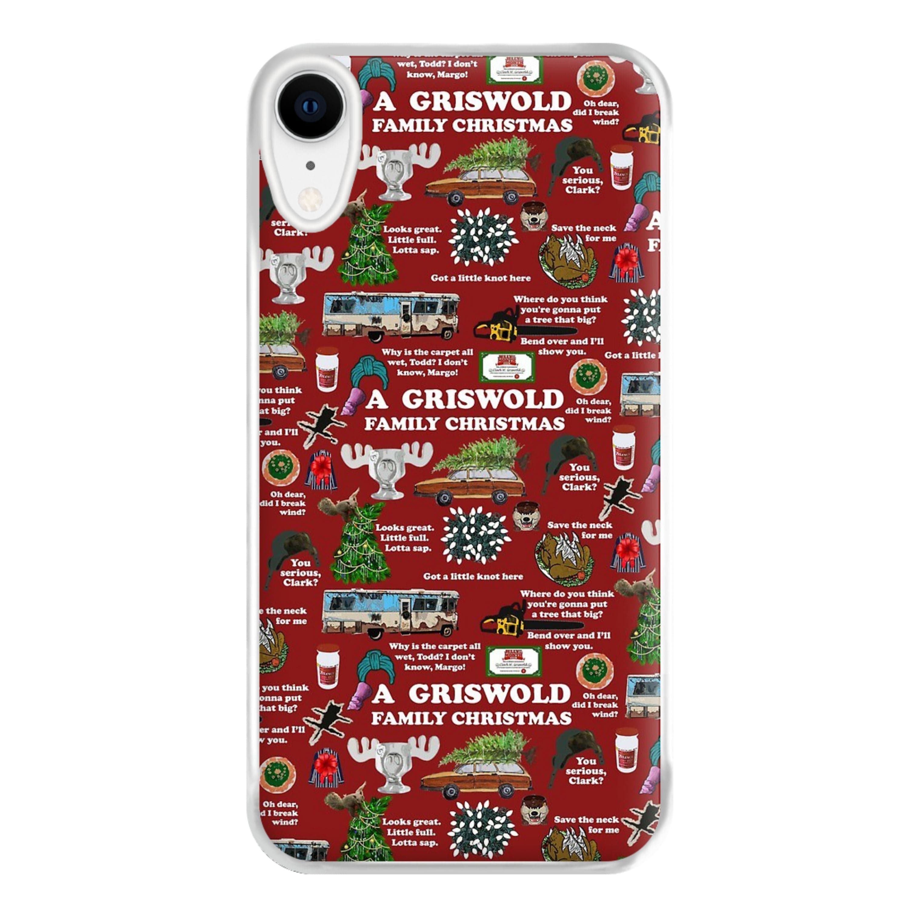 Christmas Holiday Collage Phone Case