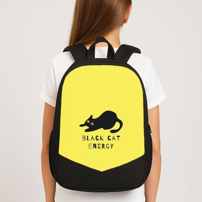 Black Cat Energy School Bag