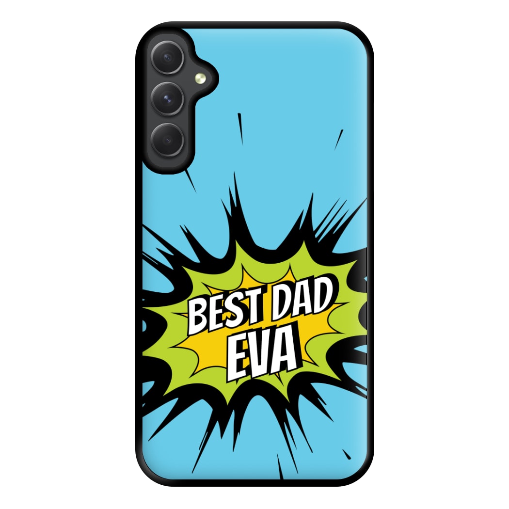 Comic Book Best Dad Eva Galaxy A54 Case