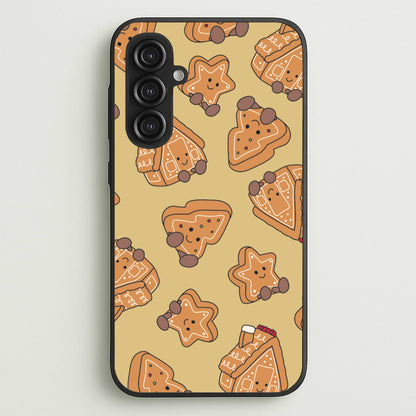 Gingerbread Plushies Pattern Galaxy S23FE Case