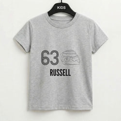 Russell Helmet 2026 Grey Kids T-Shirt