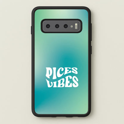 Pices Vibes Gradient Zodiac Galaxy S10 Plus Case