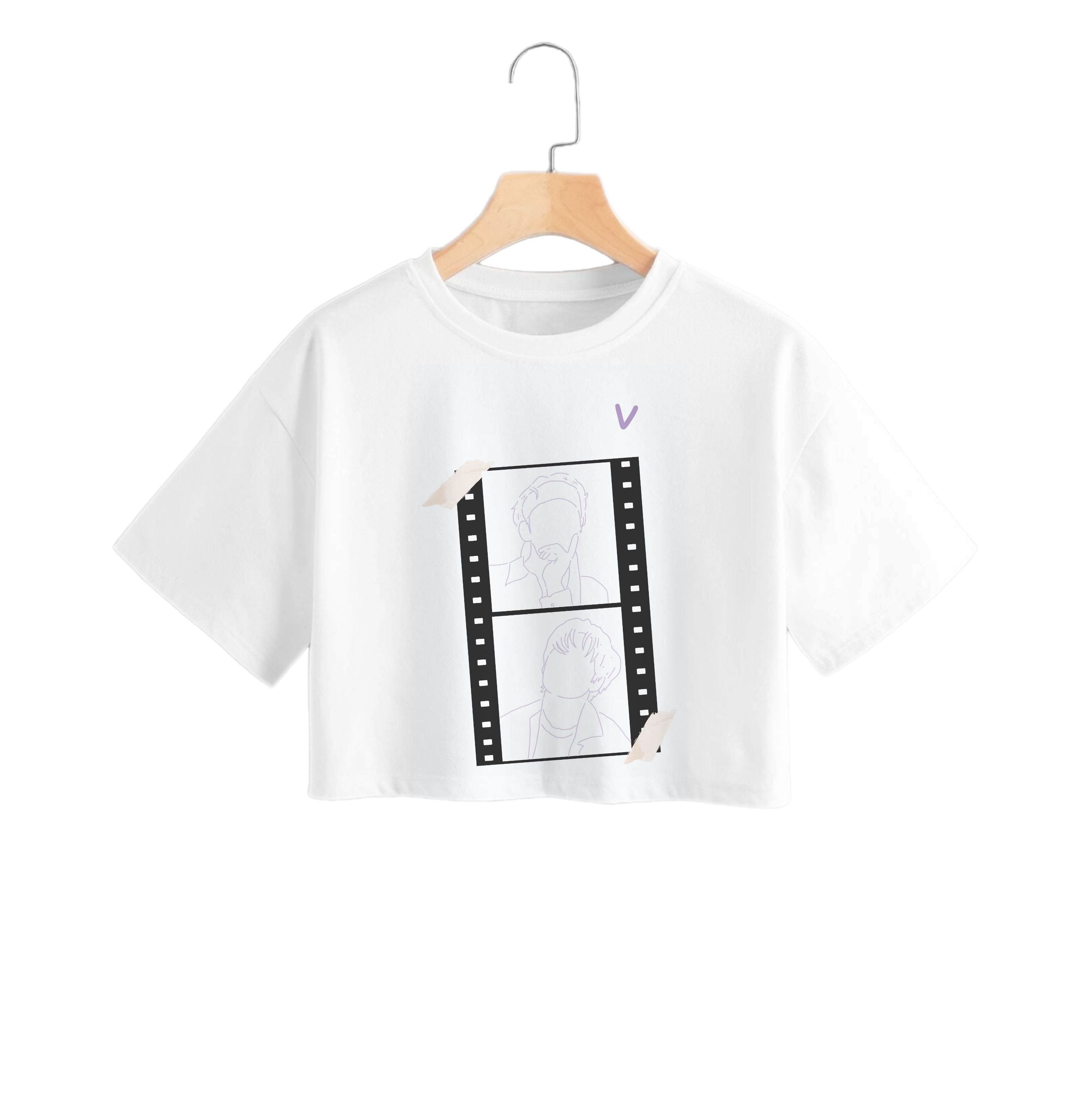 V - K Pop Crop Top