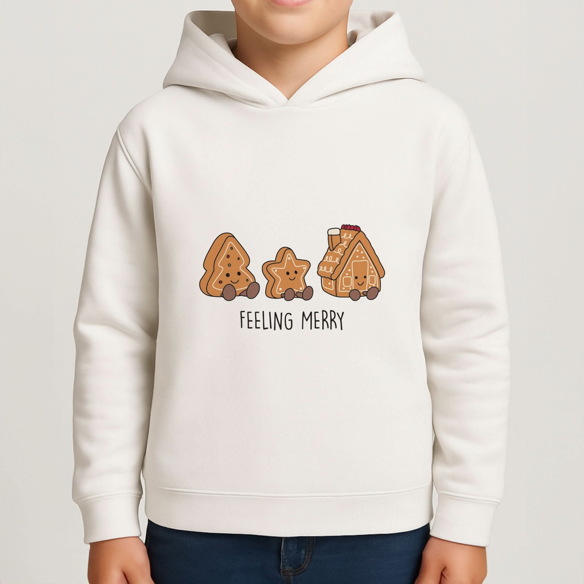 Gingerbread Plushies Quote Boys Hoodie
