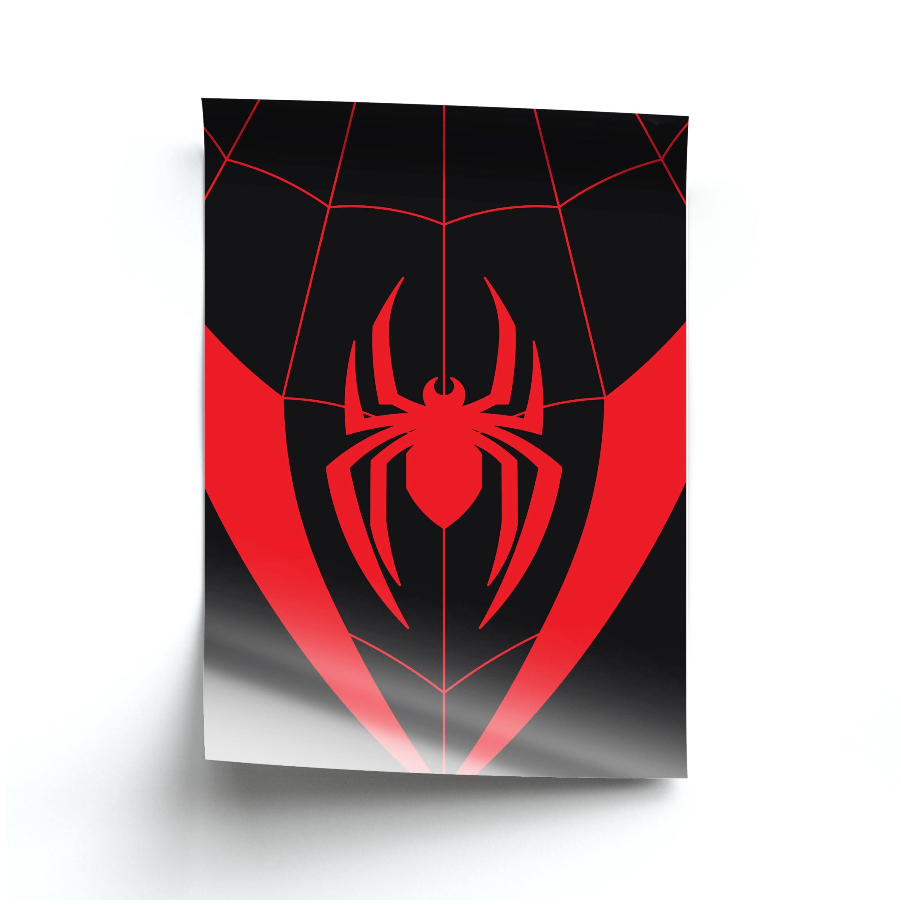 Red And Black Spider Costume  Poster