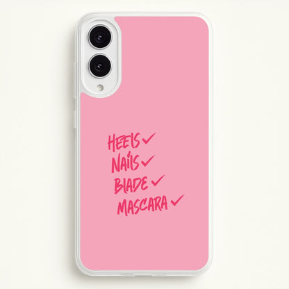 Heels, Nails, Blade, Mascara Galaxy S25 Edge Case