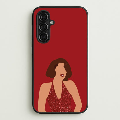 Red Sparkly Dress Galaxy A16 Case