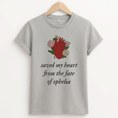 Saved My Heart Unisex Grey T-Shirt