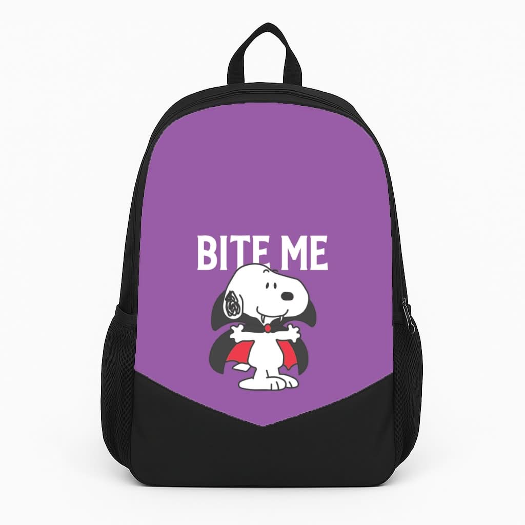 Bite Me Cartoon Beagle Backpack