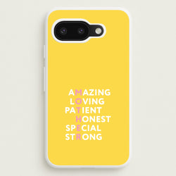 Mother Anagram Google Pixel 9a Case