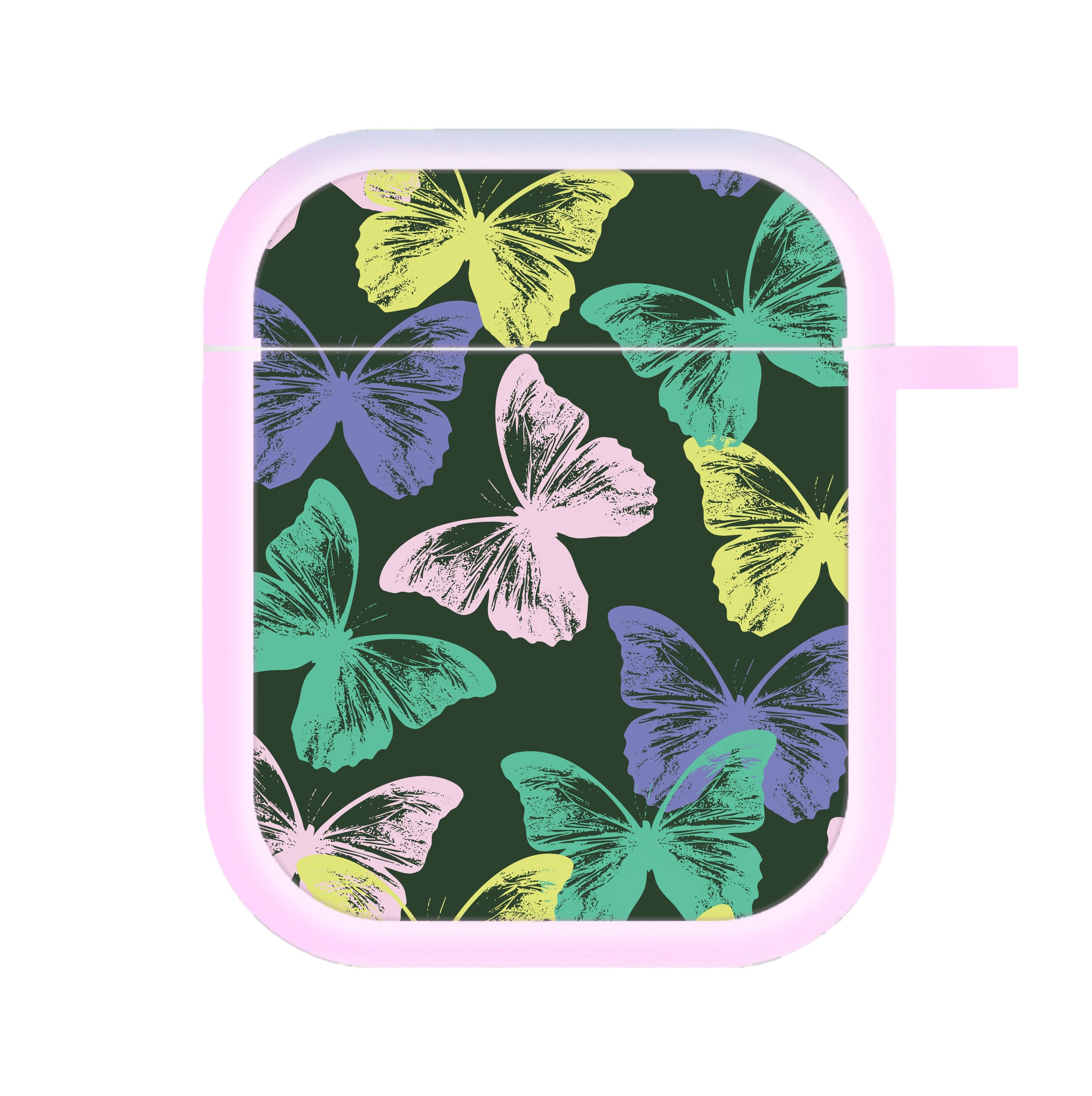 Colourful Butterfly Stamps Pattern AirPods Case