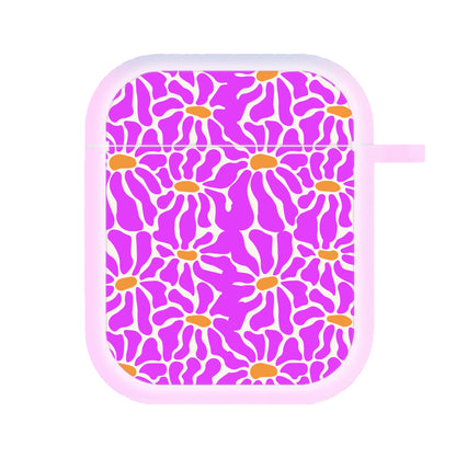 Pink Flowers - Summer AirPods Case