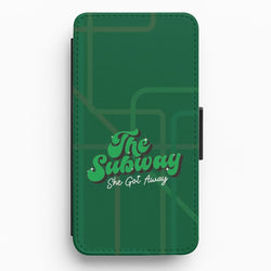 Subway Green Flip / Wallet Phone Case