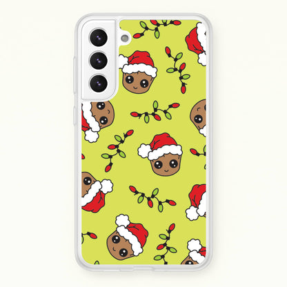 Christmas Tree Hero Pattern Galaxy S21 Plus Case