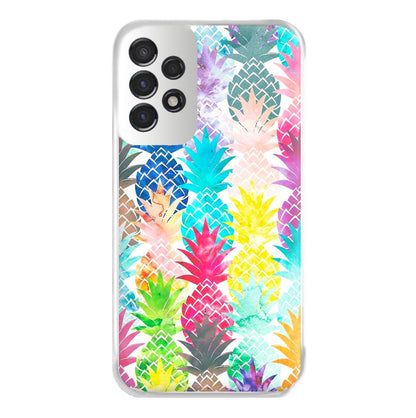 Watercolour Pineapple Pattern Phone Case