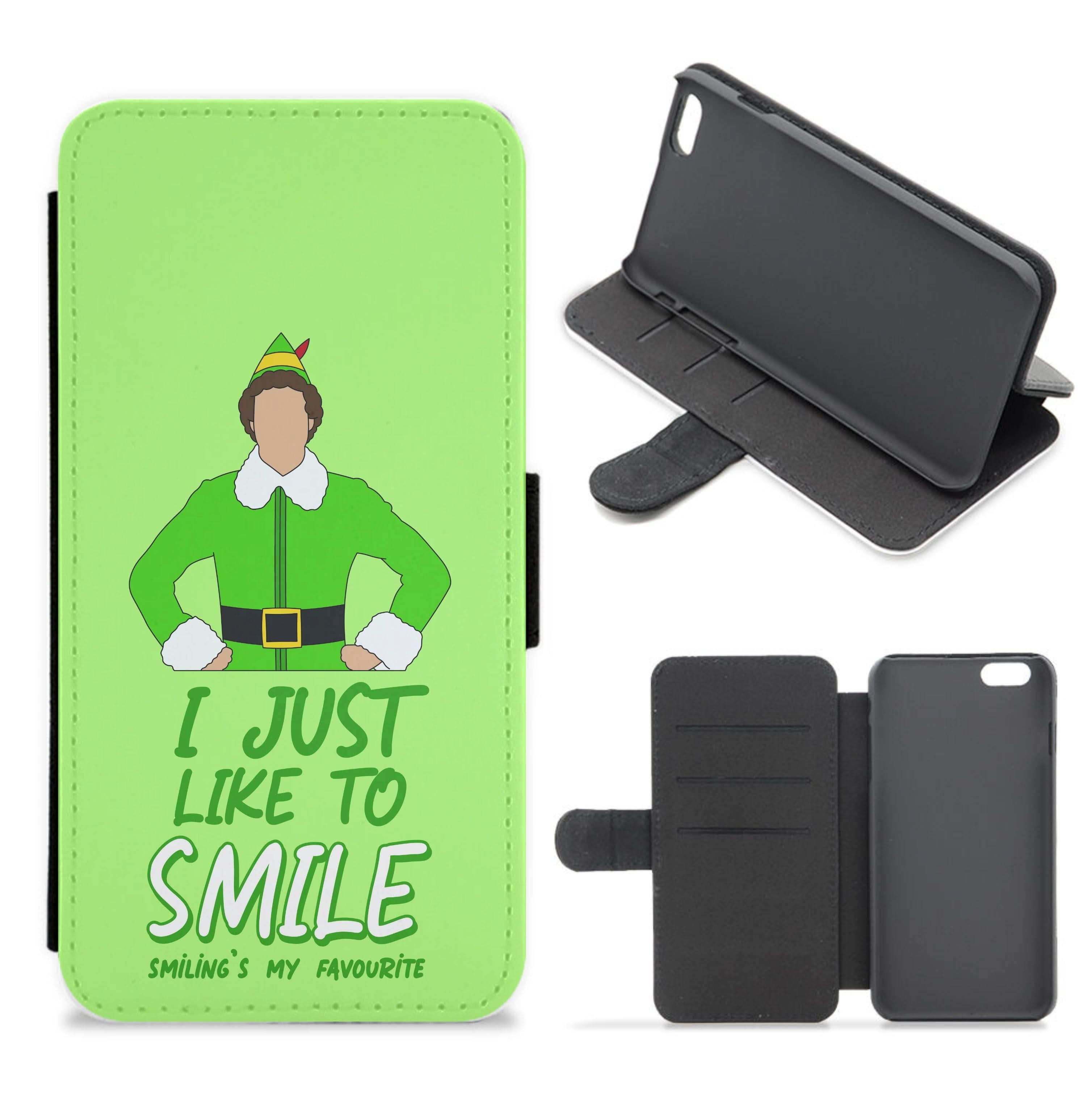 I Just Like To Smile Flip / Wallet Phone Case