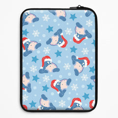 Cartoon Donkey Stars Pattern Laptop Sleeve