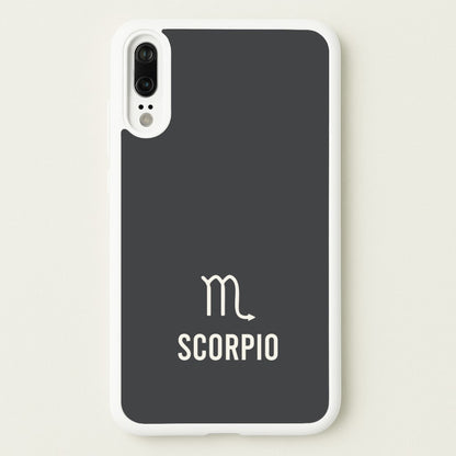 Scorpio Pastel Zodiac Huawei P20 Case