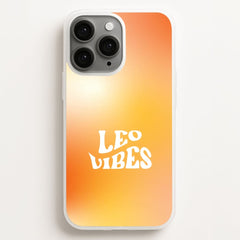 Leo Vibes Gradient Zodiac Phone Case