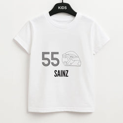 Sainz Helmet 2026 Kids Unisex T-Shirt