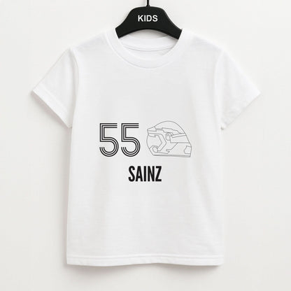 Sainz Helmet 2026 Kids Unisex T-Shirt