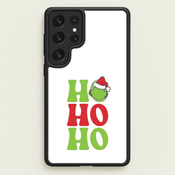 Green Ho Ho Ho Galaxy S22 Ultra Case