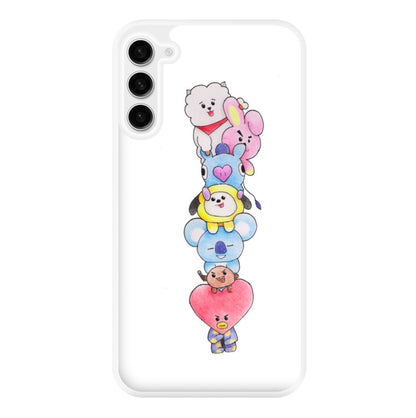 K-Pop Band BT21 Drawing Phone Case