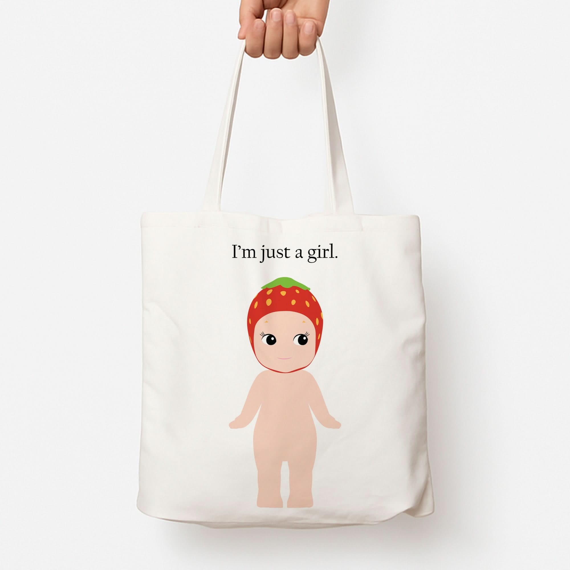 I'm Just A Girl Tote Bag
