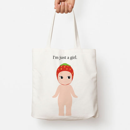 I'm Just A Girl Tote Bag