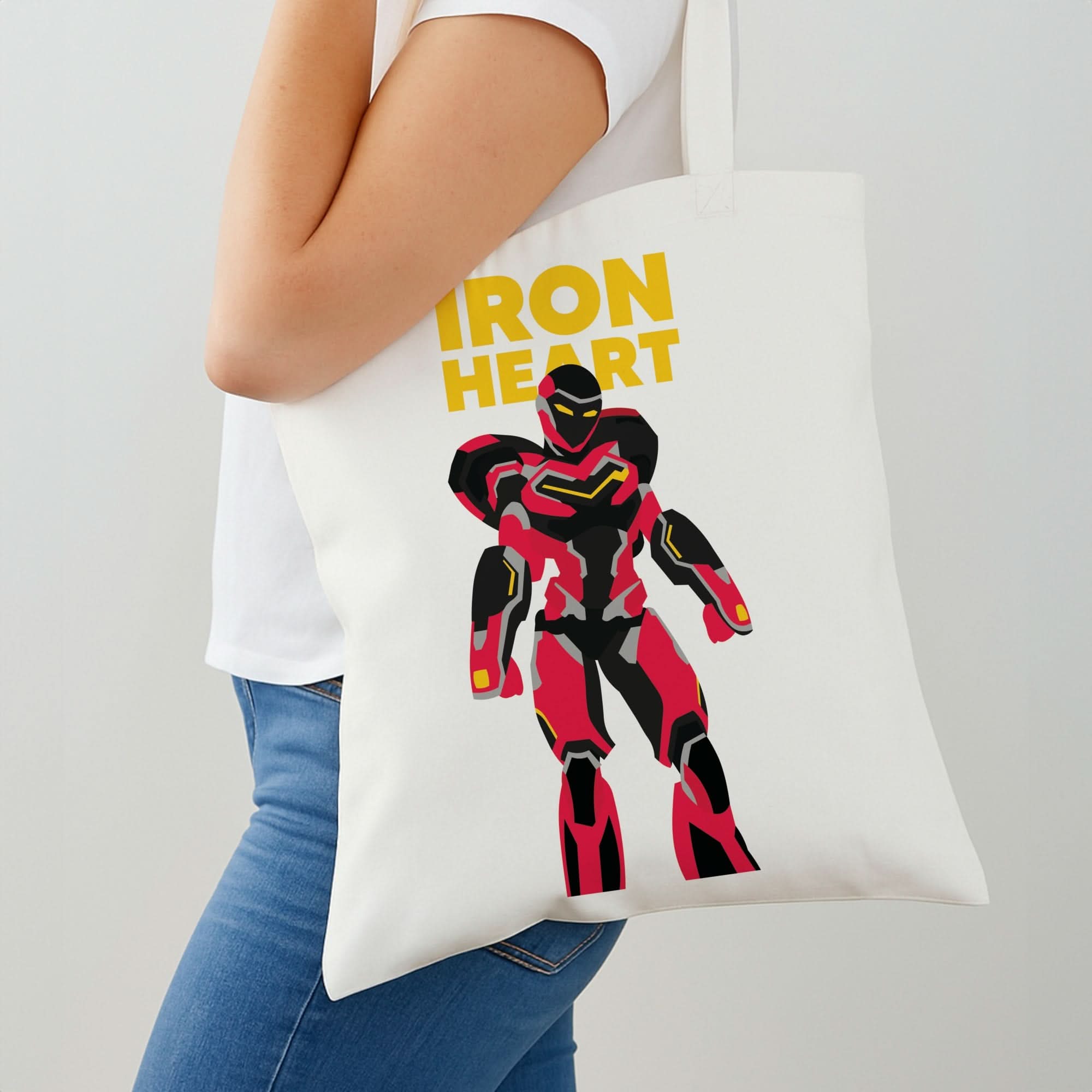 Metal Heart Hero Standing Shoulder Bag